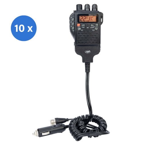 Bax cu 10 bucati statie radio CB portabila PNI Escort HP 62, multi standard, 4W, 12V, AM-FM, ASQ reglabil pe 5 niveluri, RF Gain pe 9 niveluri, Dual Watch, Scan, Lock - Img 16