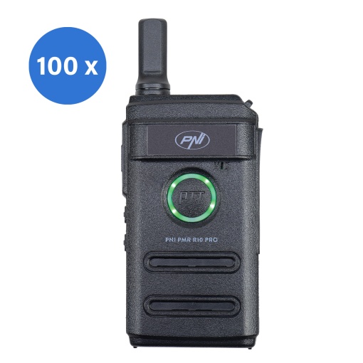 Bax cu 100 bucati statie radio portabila PNI PMR R10 PRO, 446MHz, 0.5W, 16 canale programabile, 16 PMR si tonuri 50 CTCSS si 104 DCS, Monitor, Scan - Img 13
