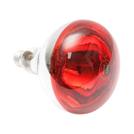 Bec pentru incalzire pui, animale cu infrarosu E27, 200W, 230V Breckner Germany - Img 4
