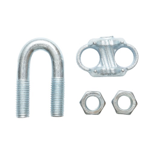 Brida zincata DIN 741-16 pentru cablu de 16 mm Breckner Germany - Img 2