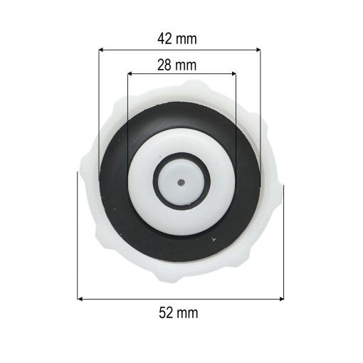 Buson vas expansiune Dacia Logan, Dokker, Duster, Sandero, Renault 28mm cod OEM 7700805031 - Img 3