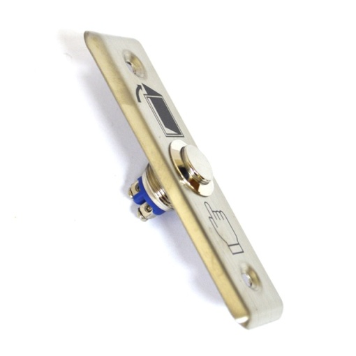 Buton de acces incastrabil SilverCloud PB303, contact iesire NO/COM, max. 12V/24V 3A, otel inoxidabil - Img 2