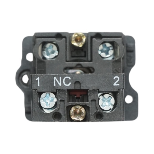 Buton indicator LED rosu cu rezistenta integrata 1NC, 220V, LAY5 Breckner Germany - Img 5