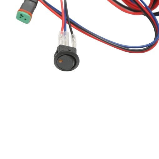 Cablaj cu buton releu si siguranta pentru proiectoare DC 12V/40A Breckner Germany - Img 4