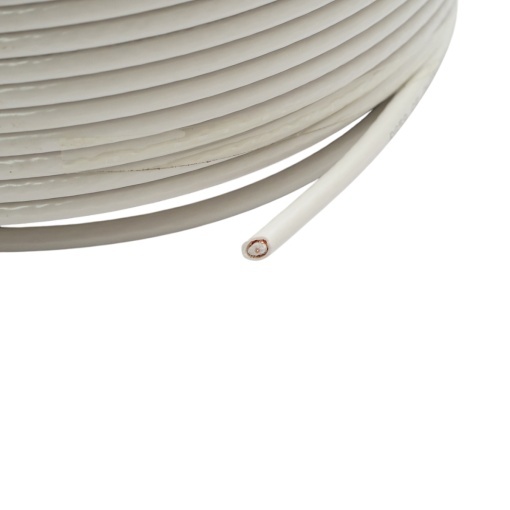 Cablu coaxial CCTV RG59 cupru 0.7mm, 75 Ohm, PVC alb 100m/rola Q5+ - Img 3