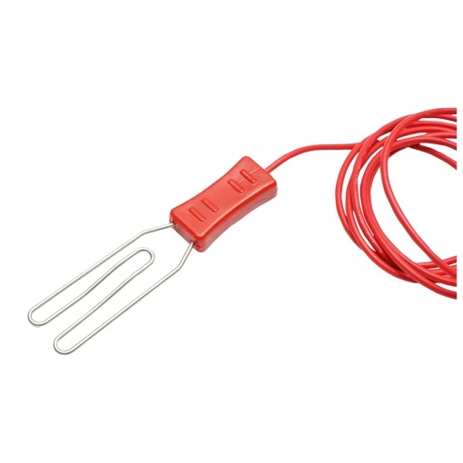 Cablu de jonctiune cu clema crocodil rosu pentru gard electric - Img 3