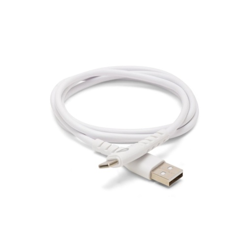 Cablu USB-A la USB-C pentru Incarcare si Transfer Date, 1 m, Alb - Img 2