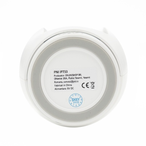 Camera supraveghere video PNI IP733 3MP, audio si video bidirectional, cu buton apelare prin Bluetooth, ecran, functie baby monitor - Img 9