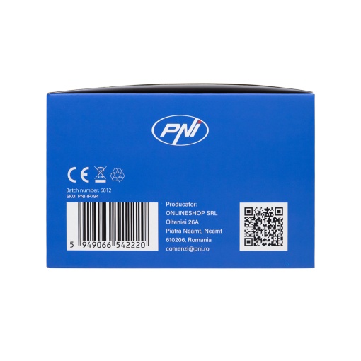 Camera supraveghere video PNI IP794 cu Wi-Fi, PTZ, dual lens 2MP + 2MP, panou solar 5.5W, acumulator bloc 8000mAh - Img 10