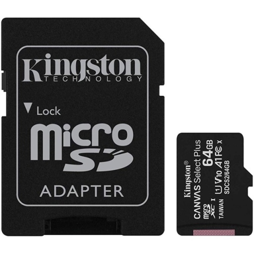 Card de memorie MicroSD Kingston Canvas Select Plus, 64GB, 100MB/s, cu adaptor - Img 2