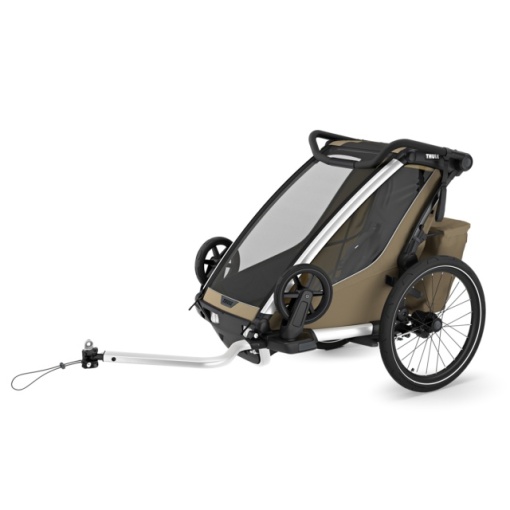 Carucior multisport Thule Chariot Cross 2, Faded Khaki - Img 2
