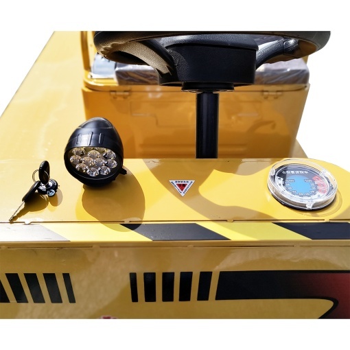 Carucior platforma electrica transport marfa cu bancheta 1200W, 48V, 3x1.25m sarcina maxima 1000Kg THOR - Img 6
