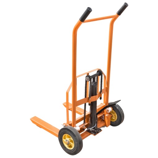 Carucior transport marfa cu ridicare hidraulica maxim 150kg inaltime 900mm - Img 2