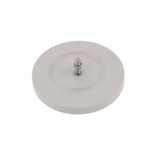 Catadioptru reflectorizant rotund alb cu surub - Img 2