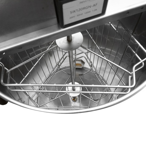 Centrifuga apicola electrica 120W 220V, extractor miere din inox cu 3 rame - Img 4