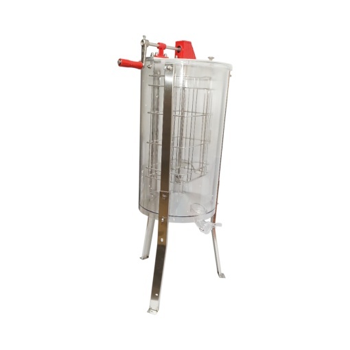 Centrifuga manuala apicola, extractor miere transparent cu 2 rame - Img 4