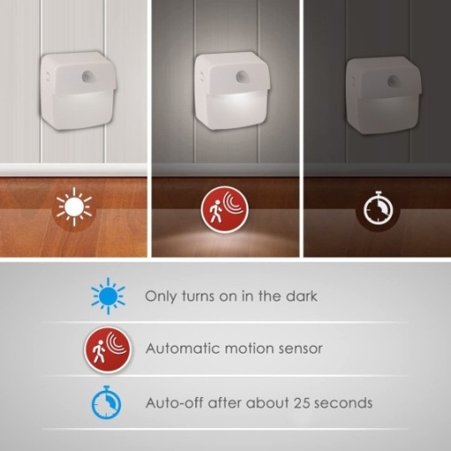 CHIC2: Lampa cu 2 LED-uri si senzor de miscare, functioneaza pe baterii - Img 6