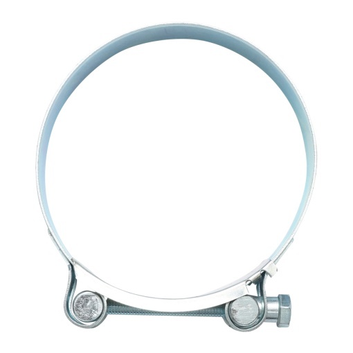 Colier forta, clema metalica zincata cu surub W1 pentru furtunuri 104-112mm Breckner Germany - Img 2