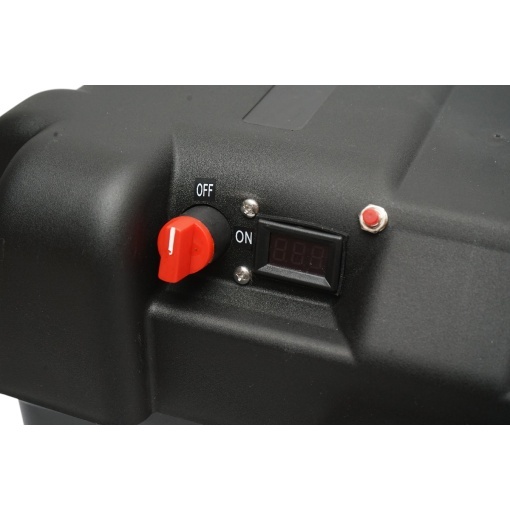 Cutie baterie auto cu voltmetru 12V, intrerupator alimentare 100A, siguranta 30A, priza bricheta, afisaj LCD, 2xUSB 360x180x235mm - Img 8