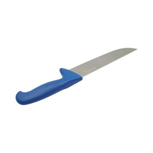 Cutit macelarie profesional 21cm, lama otel 5Cr15MoV, maner Nylon albastru Breckner Germany - Img 5