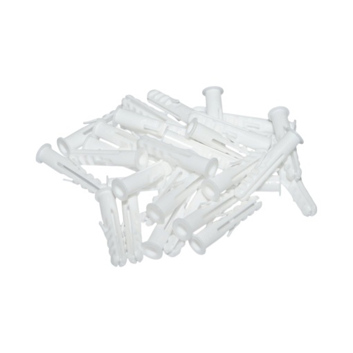 Diblu universal din plastic alb 8x40mm 100 buc/set - Img 6