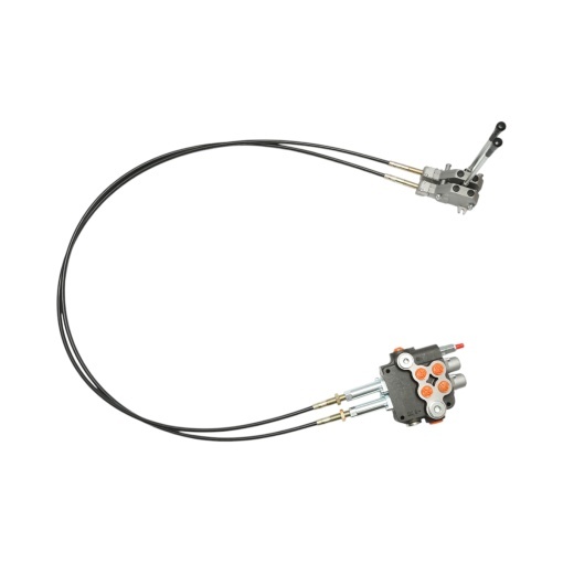 Distribuitor hidraulic cu 2 manete, lungime cablu 2m, presiune 250 bar, debit 80L/min Breckner Germany - Img 4