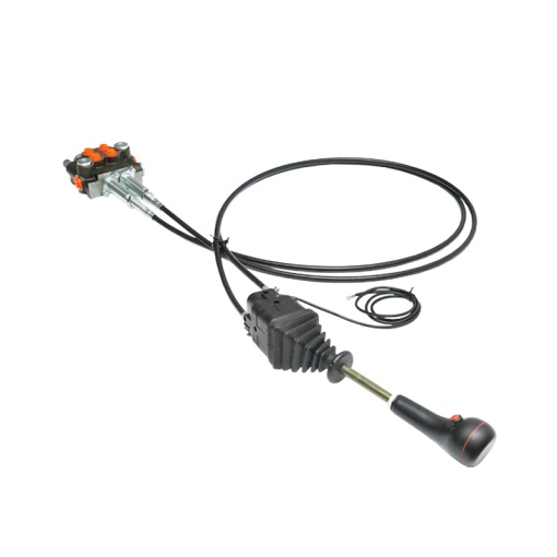 Distribuitor hidraulic cu joystick, lungime cablu 2m presiune 250 bar debit 40L/min Breckner Germany - Img 6