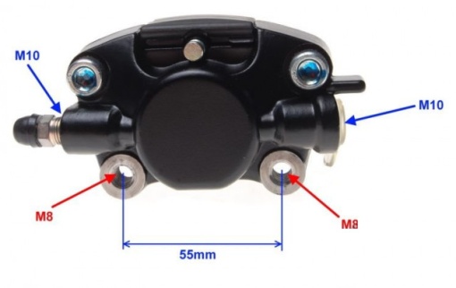 Etrier frana scuter Piaggio ZIP 50cc 4T - Img 3