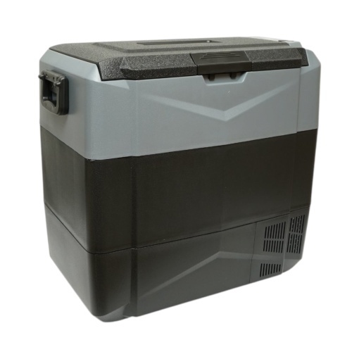 Frigider auto 55L cu compresor 12V-24V-220V, 60W, afisaj LCD, zona dubla de racire, USB 630x390x590mm - Img 8