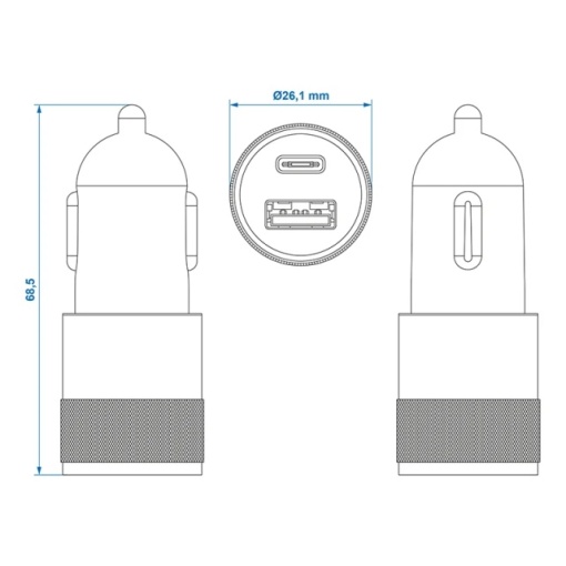 Incarcator rapid USB 12V/24V 3100mA - Img 2