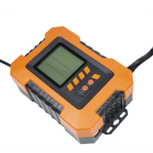 Incarcator si redresor PNI C120 pentru acumulatori auto, intrare 230V, iesire 12V 2A, 4A, 8A, 12A, 2 porturi USB - Img 4