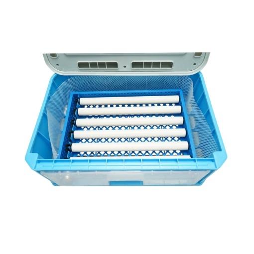 Incubator automat 24 oua 35W, 12V-220V, rotire automata, ovoscop LED, control temperatura, umiditate, afisaj digital, alarma - Img 9
