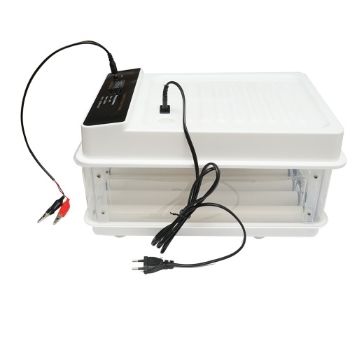 Incubator automat 30 oua 50W, 12V-220V cu rotire automata, control temperatura, umiditate, afisaj digital - Img 4