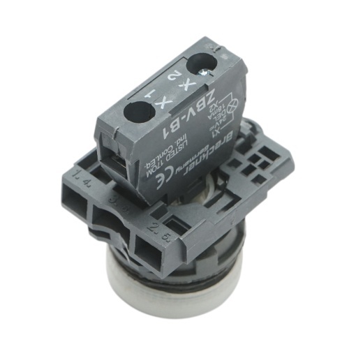 Indicator semnalizare LED alb 24V, 18mA, TB5 Breckner Germany - Img 3