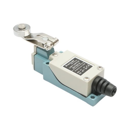 Intrerupator de limita cu brat reglabil si rola orizontala NO+NC 250V AC 5A/115V DC 0.4A Breckner Germany - Img 3