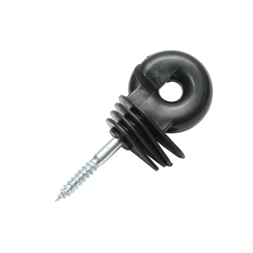 Izolator inelar compact negru fi 5.9mm 91x40mm gard electric Breckner Germany - Img 2