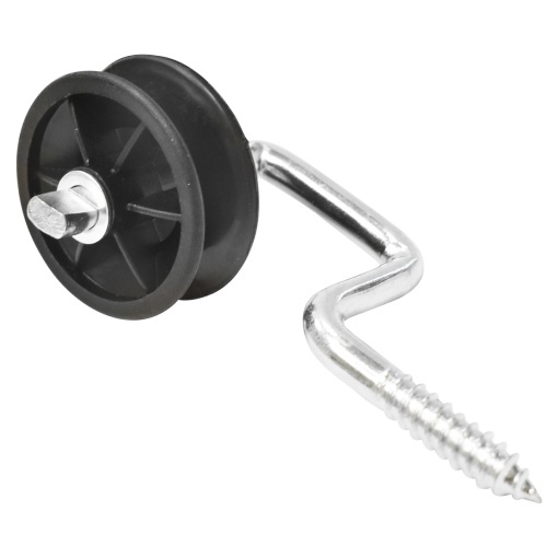Izolator negru cu fanta fi 6.9mm 107x54mm gard electric Mezofarm - Img 2