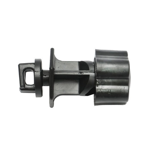Izolator prindere cu filet, negru pentru stalp metalic gard electric Breckner Germany - Img 3