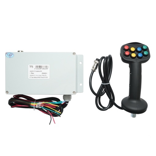 Joystick electric 8 butoane cu modul de comanda 24V - Img 2