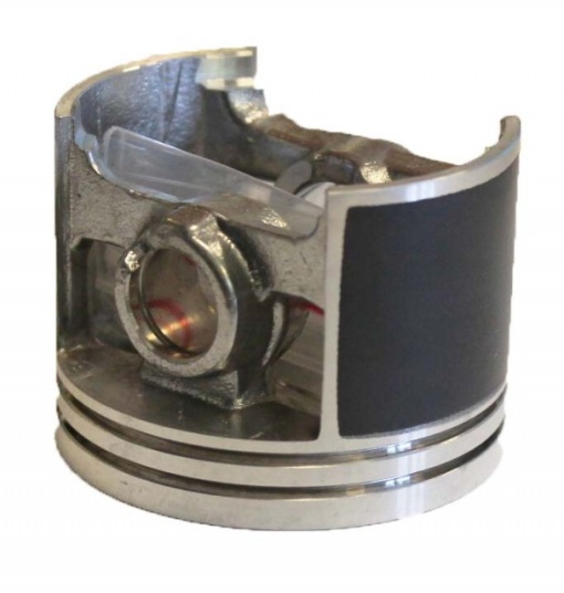 Kit cilindru drujba compatibil Stihl MS 440, 044 Hyway Ø 50 mm (Piston placat cu teflon) Bolt 12mm - Img 2