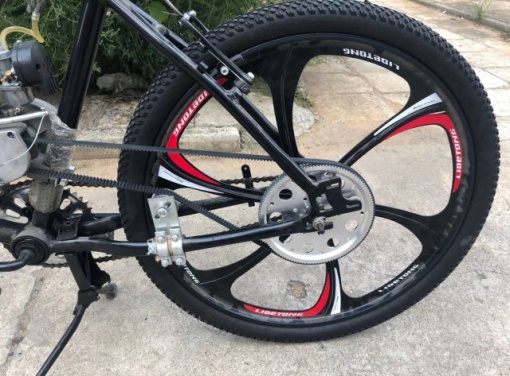 Kit conversie curea transmisie motor bicicleta (2 timpi) - Img 3