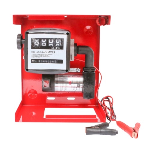 Kit pompa transfer motorina 12V, debit 40L/min cu contor, furtun aspiratie 1,5m, furtun transfer 4m si pistol Breckner Germany - Img 3