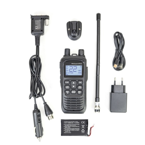 Kit Statie radio CB portabila PNI Escort HP 82, multi standard, 4W, 12V, AM-FM si antena CB PNI S75, 75cm, cu magnet inclus - Img 11