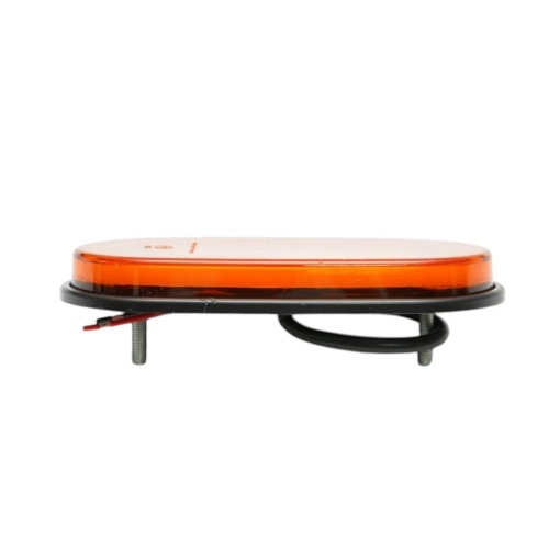 Lampa gabarit laterala ovala LED NEON 12V-24V galbena 21 LED-uri 110x50x13mm Breckner Germany - Img 4