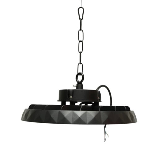 Lampa industriala LED UFO High-Bay 150W, 100-265V, 6500K, 24000lm pentru hale, depozite 330x45mm IP65 Breckner Germany - Img 2