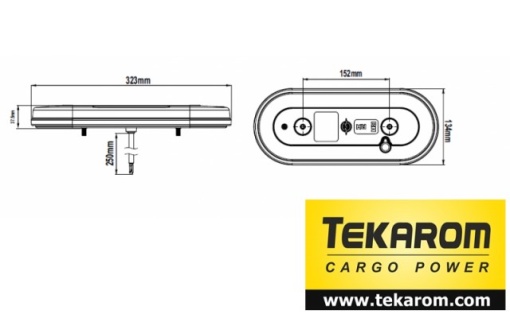 LAMPA LED STANGA CAMION 5 FUNCTII 62 LEDURI - Img 3