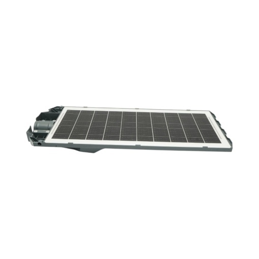 Lampa solara LED iluminat stradal 500W cu panou solar 25W, baterie LiFePO4 20000mAh, senzor miscare, telecomanda, prindere stalp IP65 Breckner Germany - Img 7