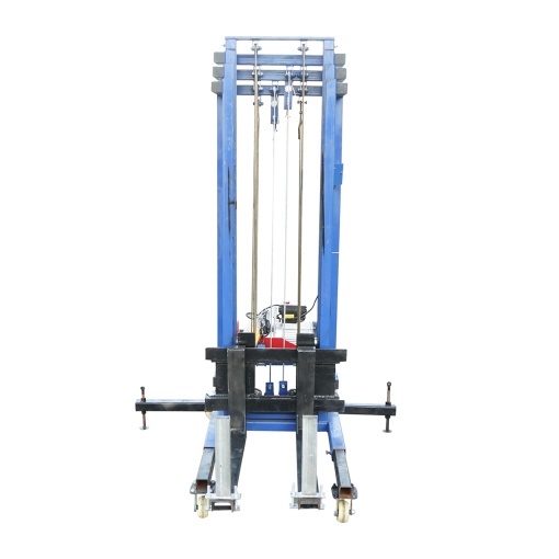 Lift electric materiale constructii 300kg, inaltime maxima 5m cu telecomanda - Img 5