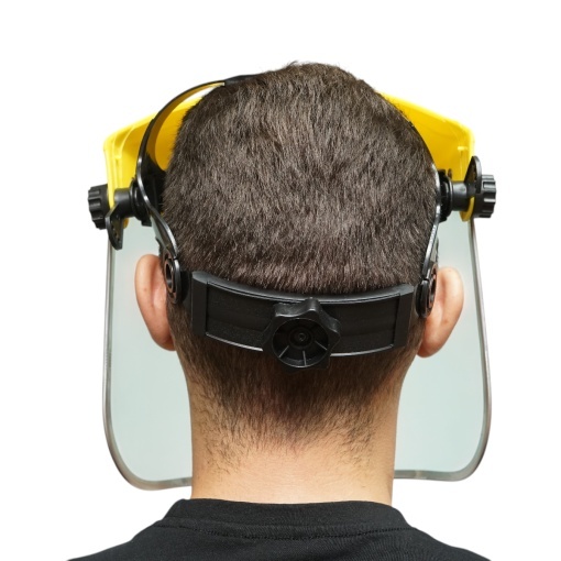Masca de protectie cu viziera PC cu fixare pe cap reglabila Crownman - Img 7
