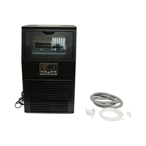 Masina de facut gheata profesionala 40 kg/24h, rezervor apa 3.5L, conexiune apa retea, cos colectare 4kg, autocuratare, afisaj LCD - Img 3